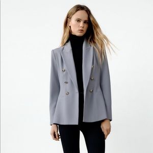 Zara tailored double breasted blazer